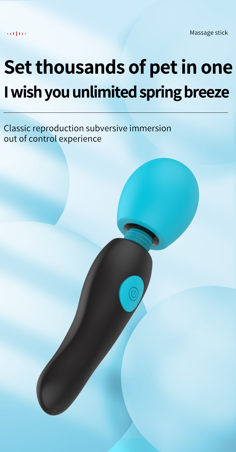 成人用品硅胶AV棒电池按摩女用情趣性玩具自慰器震动棒外贸详情6