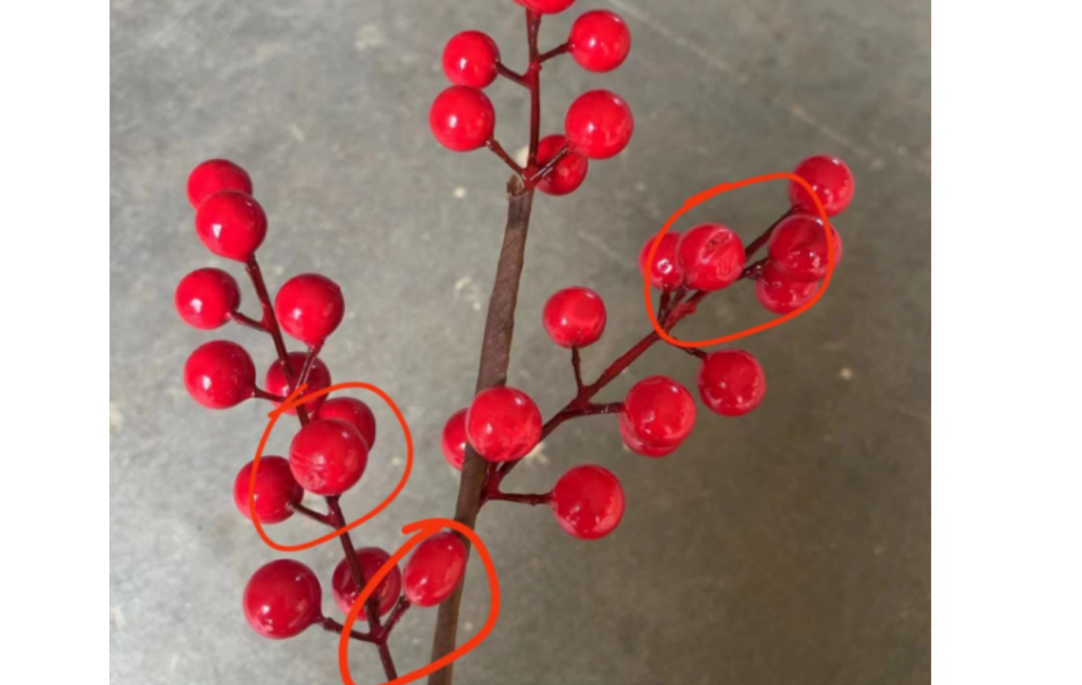 仿真红果子发财果年宵花花材冬青果福桶仿真花新年家居装饰摆件详情31