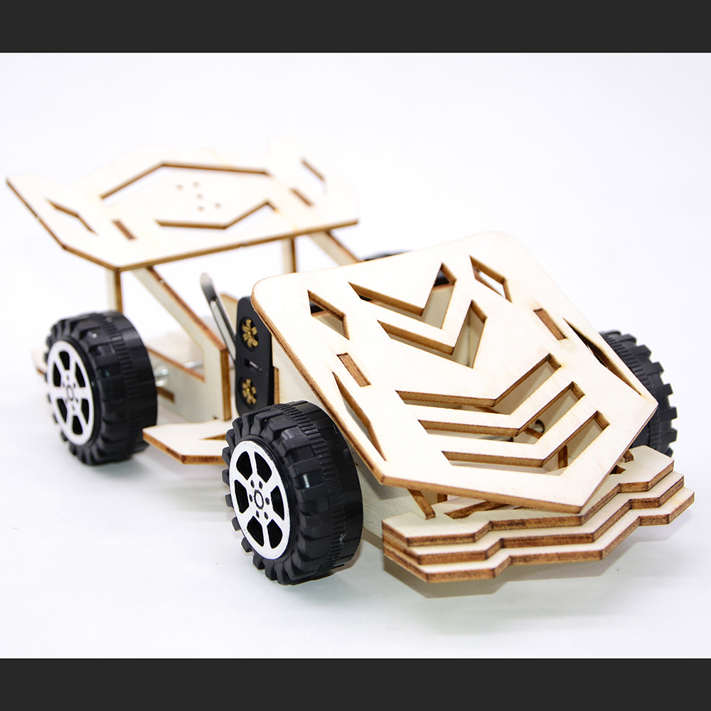 DIY tech gadgets for children and primary school students, experimental manual assembly, electric graffiti racing toys pic 4