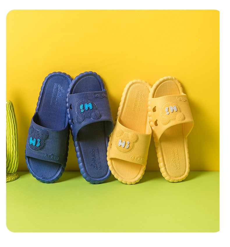 可爱小熊凉拖鞋男夏天浴室外穿情侣防滑托鞋酒店洗澡女居家用拖鞋详情19