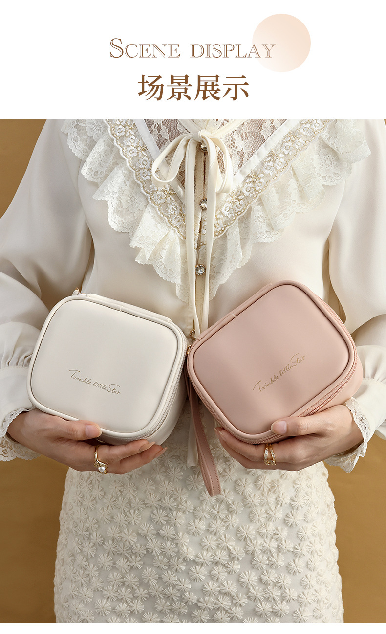 PU便携奶油口红包 随身携带化妆包 学生专用小号收纳包 姨妈巾月事包整理收纳 其他分类化妆品整理包详情14