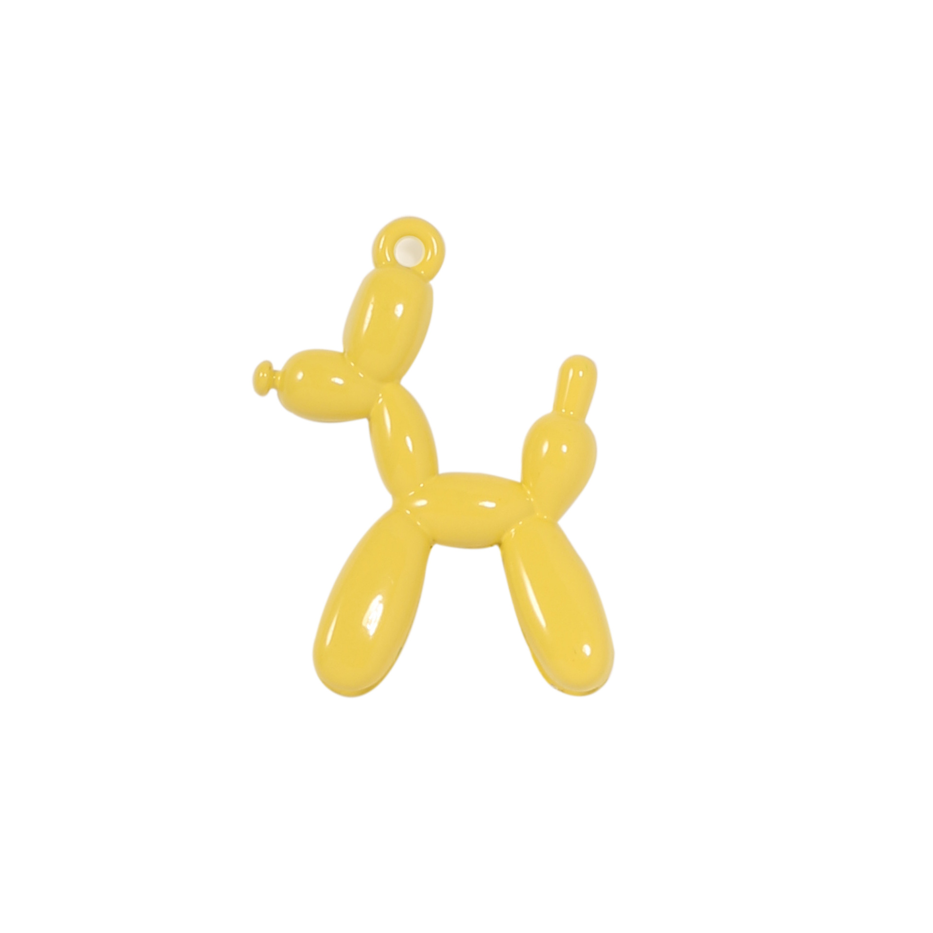 Cross-border exclusive split balloon dog zinc alloy glossy paint pendant, pendant, bracelet, necklace DIY jewelry accessories pic 6