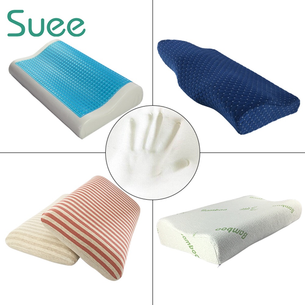 Fabricante almohada de gel memory cotton core almohada de espuma de memoria lenta rebote almohada de espuma de memoria almohada de pan helado de verano almohada de silicona pic 1