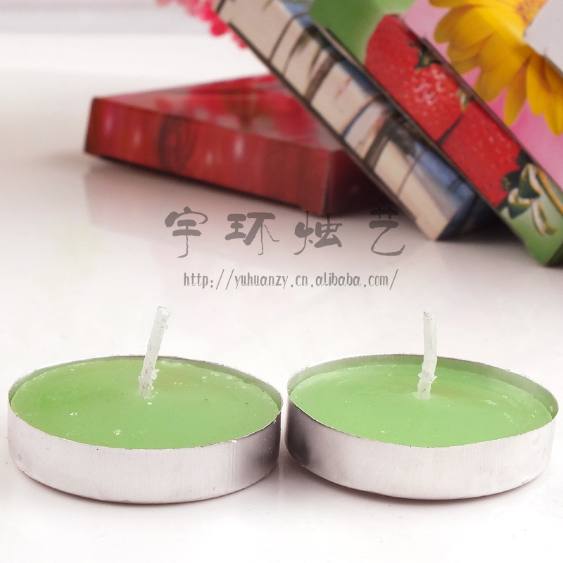 Smokeless and odorless candles, romantic scented candles, micro-tea, tea boiling, heating, aluminum shell candles wholesale pic 5
