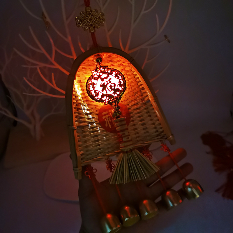 Copper coins, small brooms, dustpans, hanging ornaments, door decorations for moving into a new home, indoor hanging ornaments, TV wall decorations for the Qingming and Dragon Boat festivals pic 17