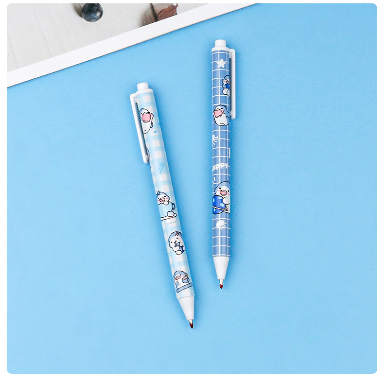 Cute style Instagram Little Shark limited edition press gel pen student exam press pen 0.5mm black water press pen pic 12