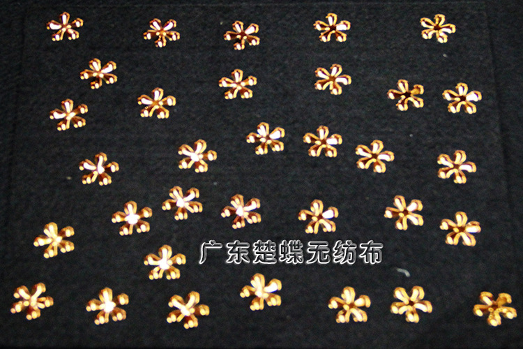 Non-woven fabric, multi-specification acrylic hot drilling and hot stamping processing, non-woven fabric material, fabric and fabric art processing pic 3