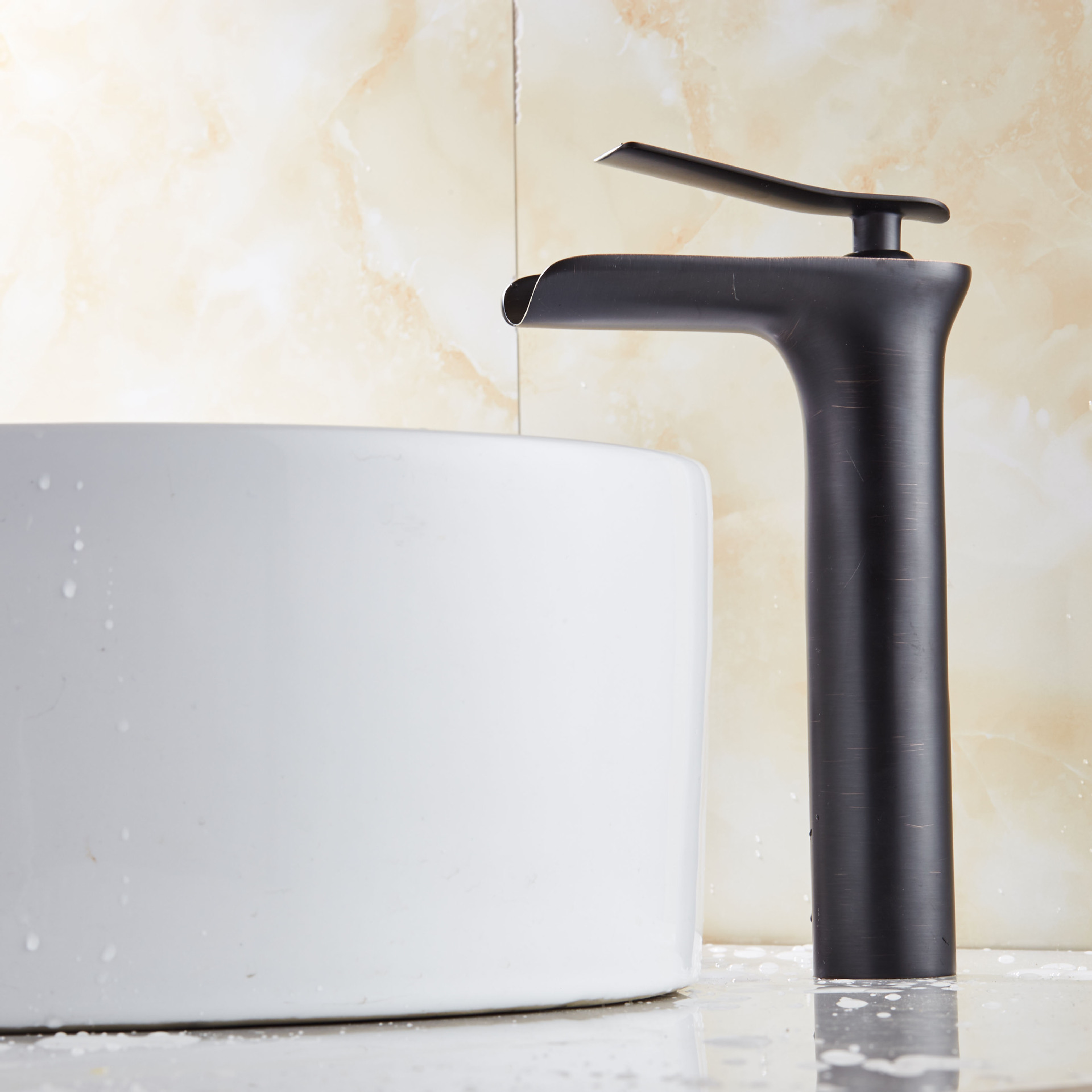 Direct sales of European-style antique black bronze faucets, black bronze washbasin faucets, and black bronze all-copper faucets pic 35