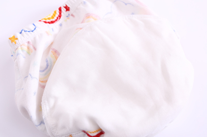 训练裤婴儿夏a类纯棉不夹屁屁宝宝尿布裤透气可洗入厕练习裤内裤详情24