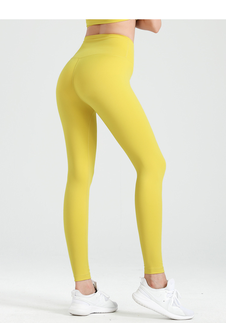 Yoga pants for women: High-waisted, hip-lifting, elastic compression, nude feel, tight-fitting sports pants, quick-drying running training, and outerwear fitness pants pic 63