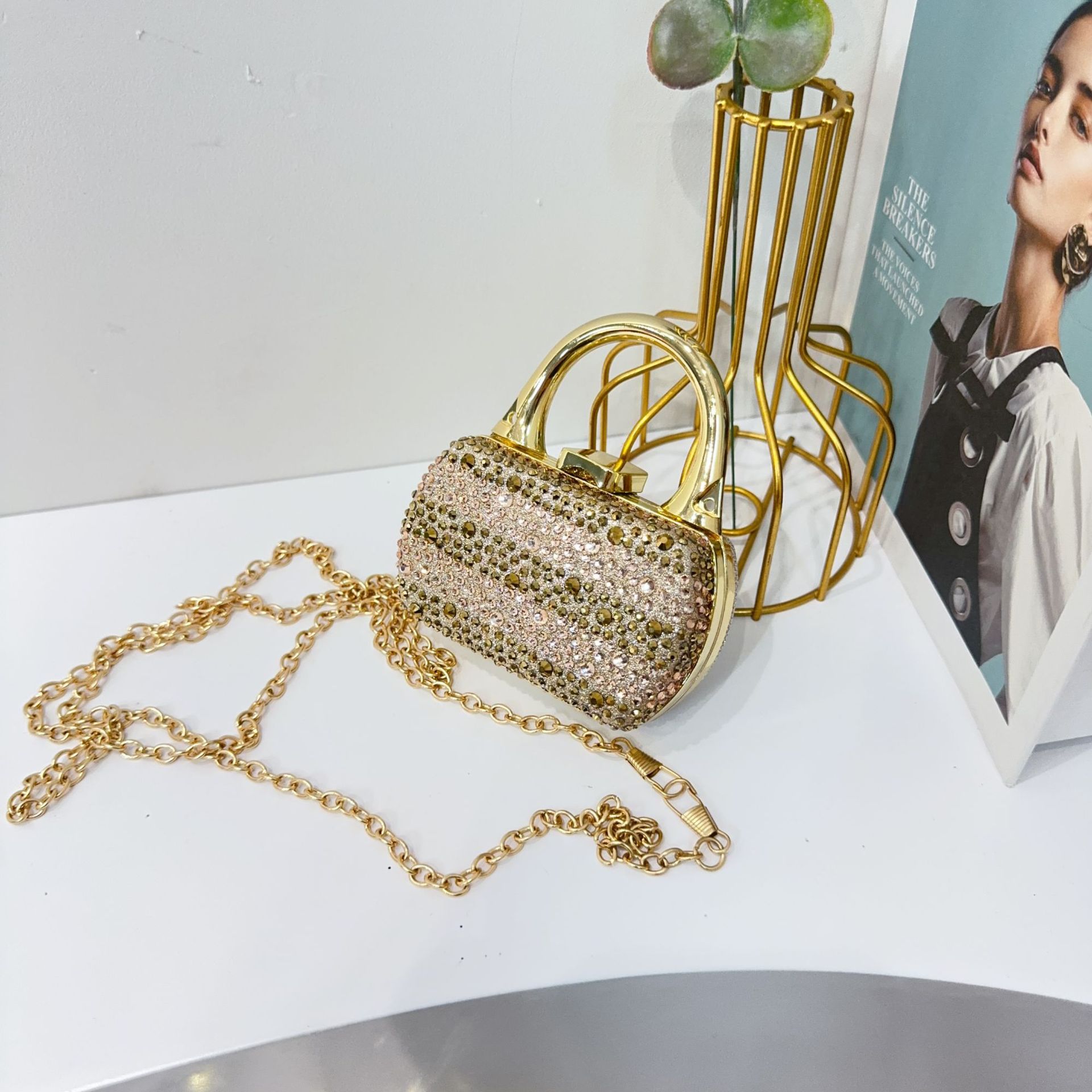 迷你包口红包女2025新款跨境外贸镶钻斜挎小包装饰包儿童包女包包详情29