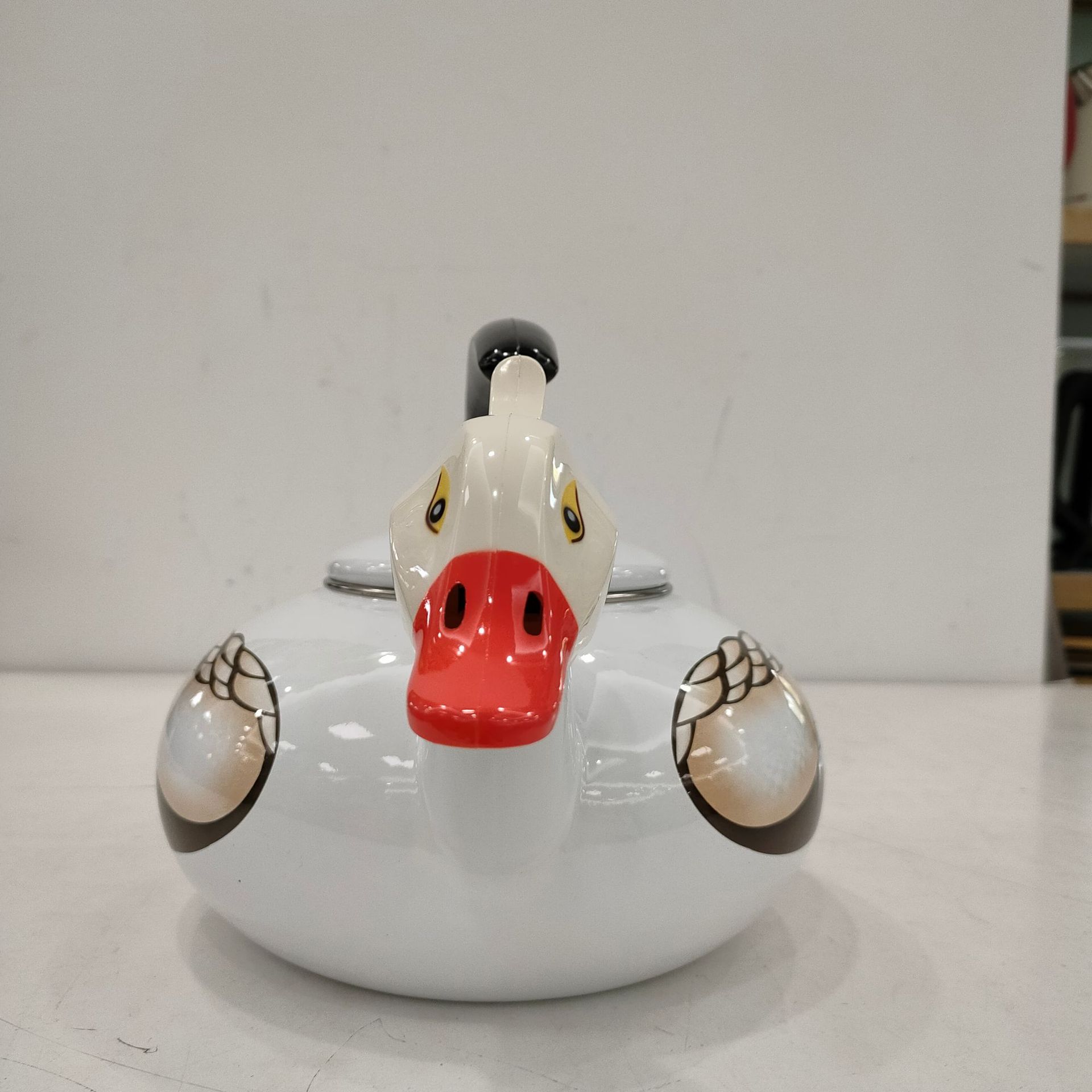 2.8L large-capacity White duck call kettle, Mingyin kettle, induction cooker, gas stove, universal enamel and enamel kettle in stock pic 11