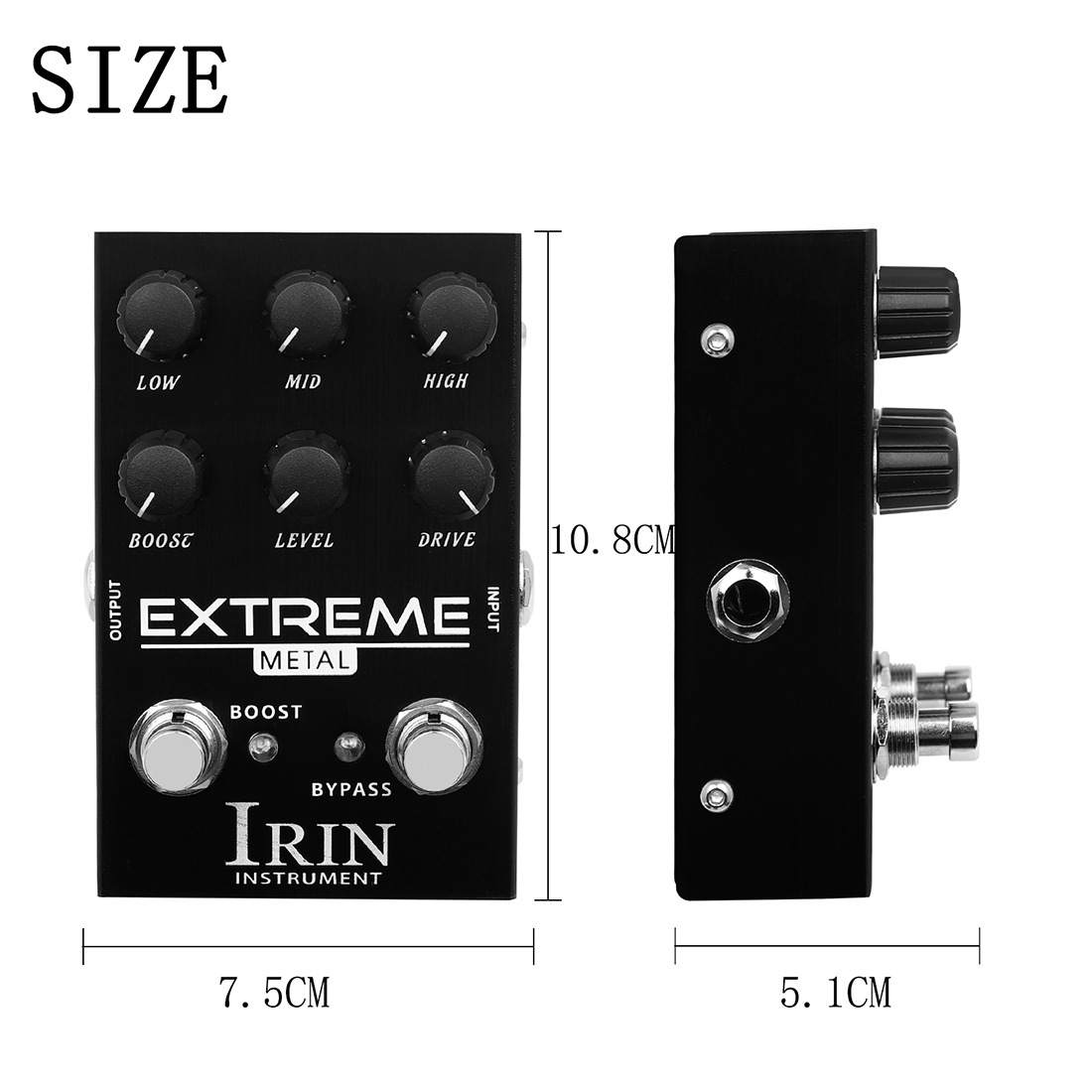 IRIN electric guitar effects, audio simulation, distortion, overload, ten-band EQ equalizer, guitar single-piece effects pic 5