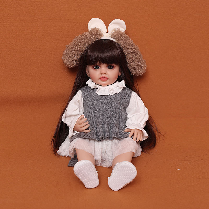 50厘米硅胶超软Q弹宝宝 仿真婴儿重生娃娃 新生儿模特跨镜出口详情14