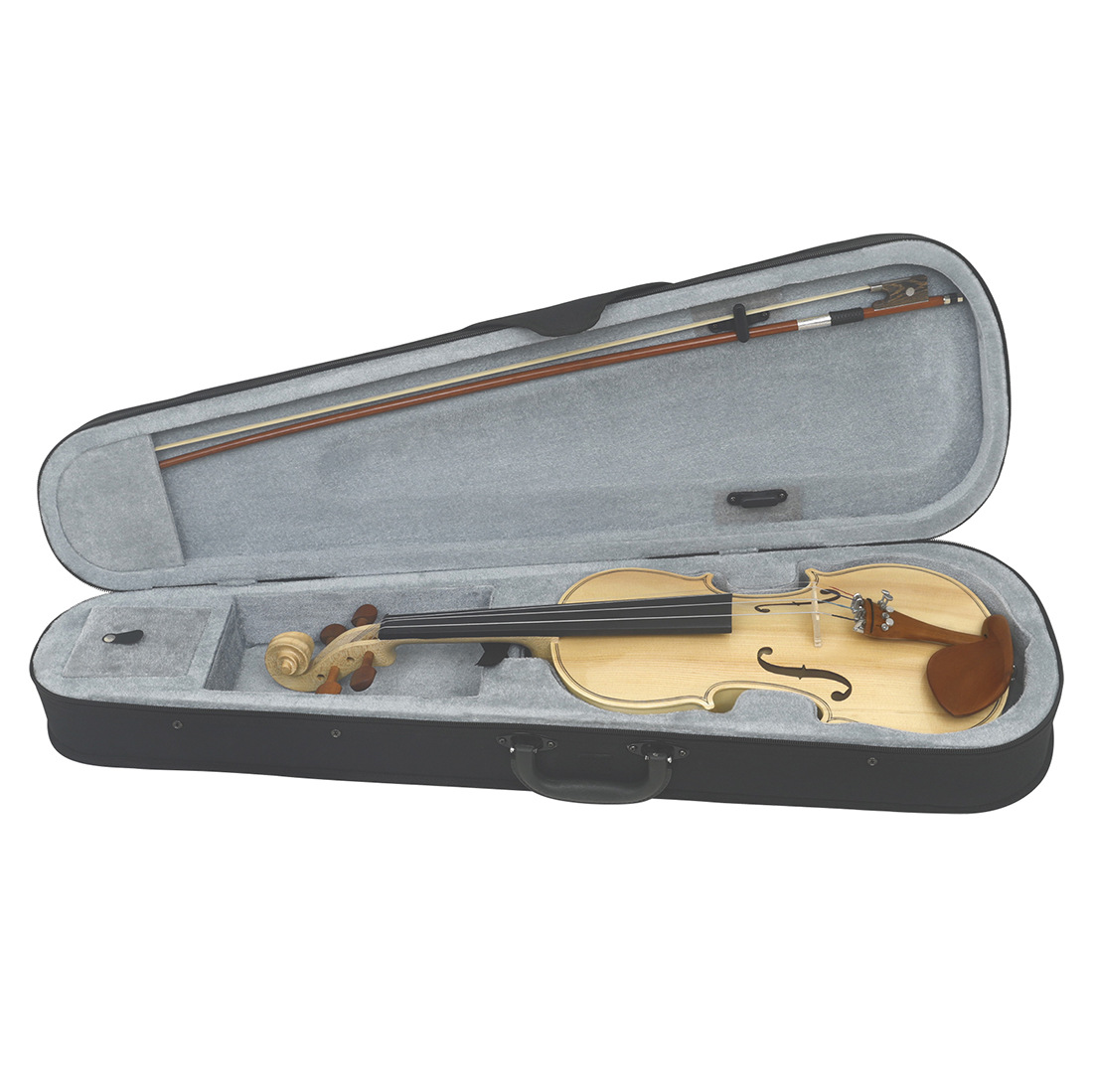 Hand-patterned spruce solid wood violin for students, children, beginners, adults playing tiger-patterned violins 4/4 pic 11