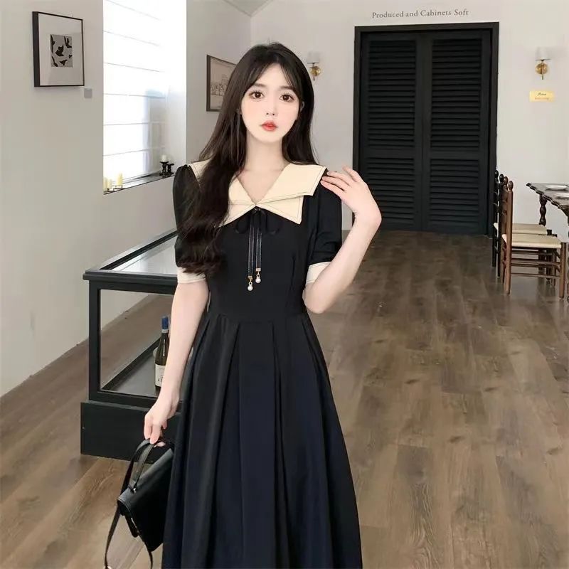 炸街牛仔套装潮女夏季新款短款背心+高腰宽松阔腿拖地女式牛仔裤详情8
