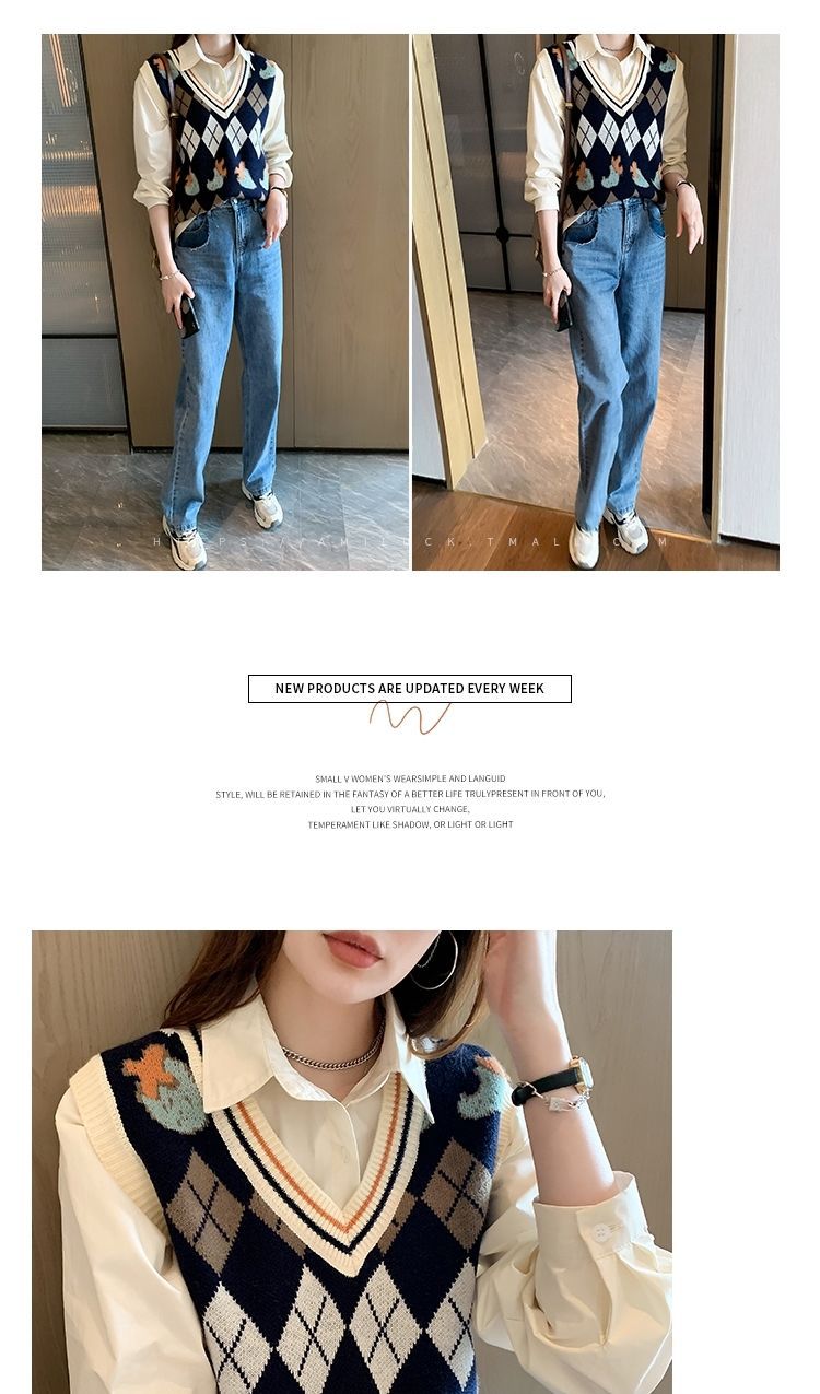 针织马甲背心女新款洋气内搭上衣百搭可外穿2022外搭叠穿小马甲详情24