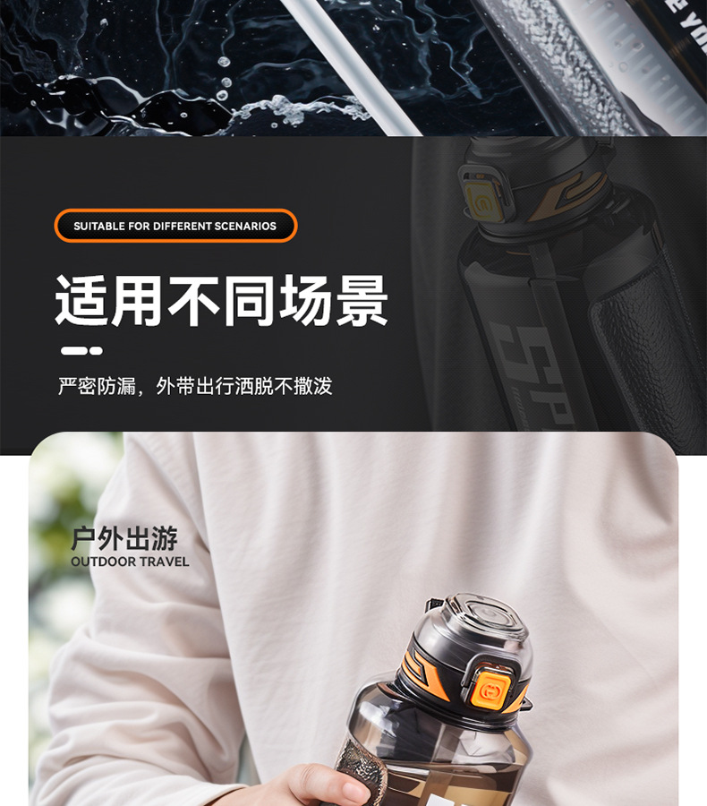 新款夏季户外大容量水壶男女运动健身水杯耐高温吸管杯带盖吨吨桶详情19