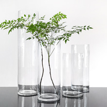 北欧轻奢创意简约批发玻璃花瓶玻璃摆件批发客厅马醉木花瓶高级感详情5