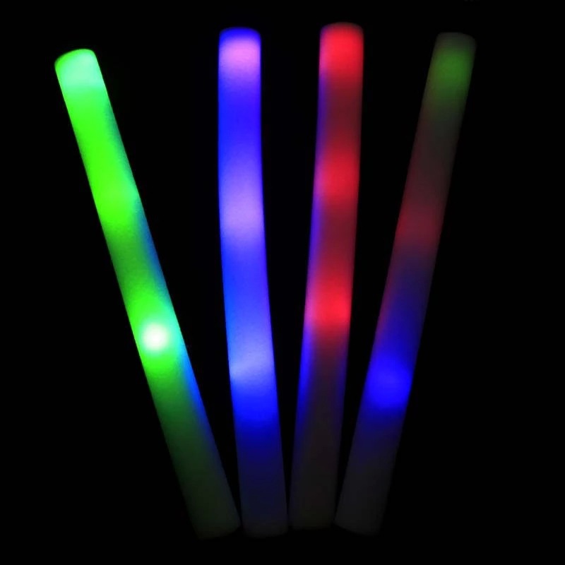 قضبان فلورية من طراز LED FFL من قضبان اسفنجية ملونة كبيرة 48CM عبر الحدود pic 15