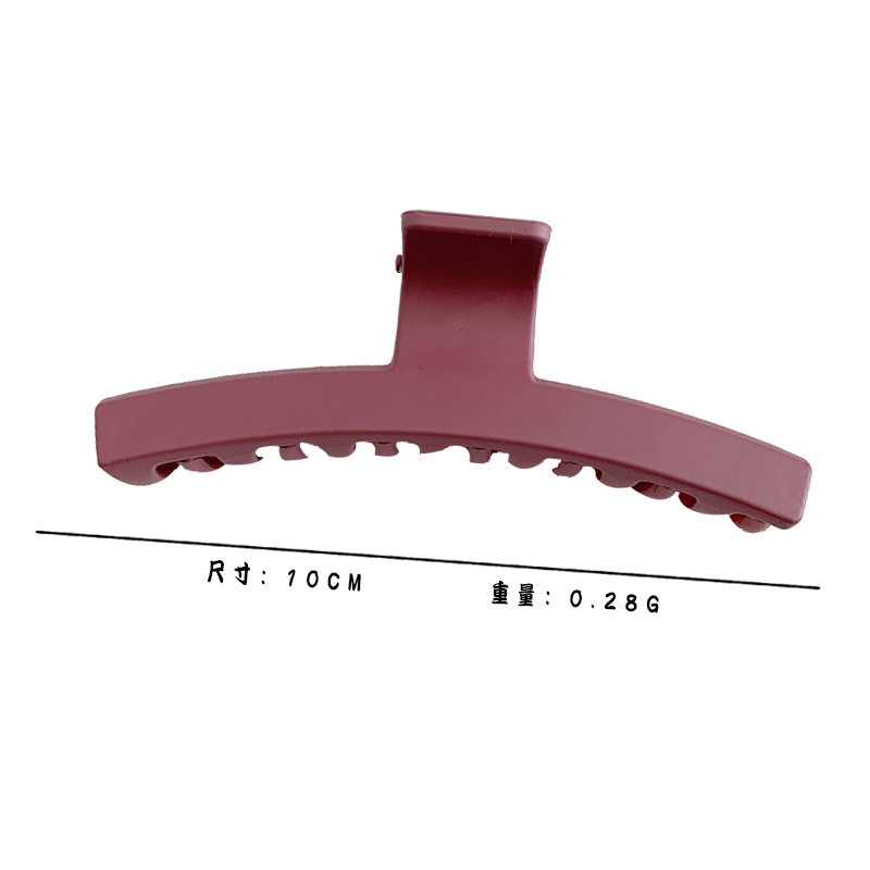 复古亚克力发夹盘发抓夹大号简约磨砂发卡女韩版后脑勺鲨鱼夹发抓详情34