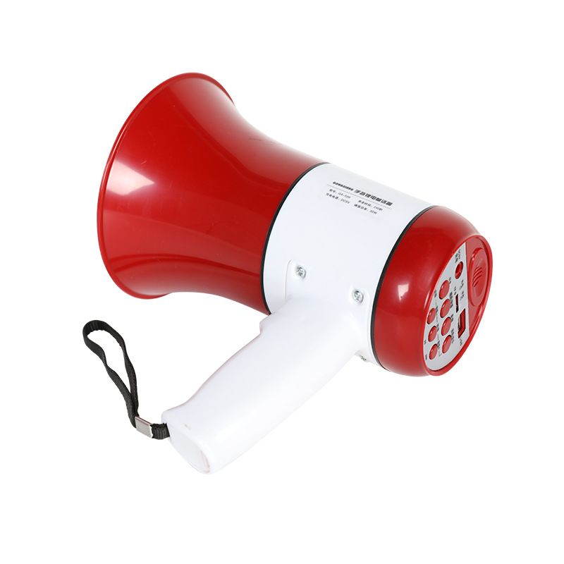 Handheld portable loudspeaker with 240 seconds of recording, USB flash drive, lithium battery, street vending loudspeaker, outdoor publicity speaker pic 4