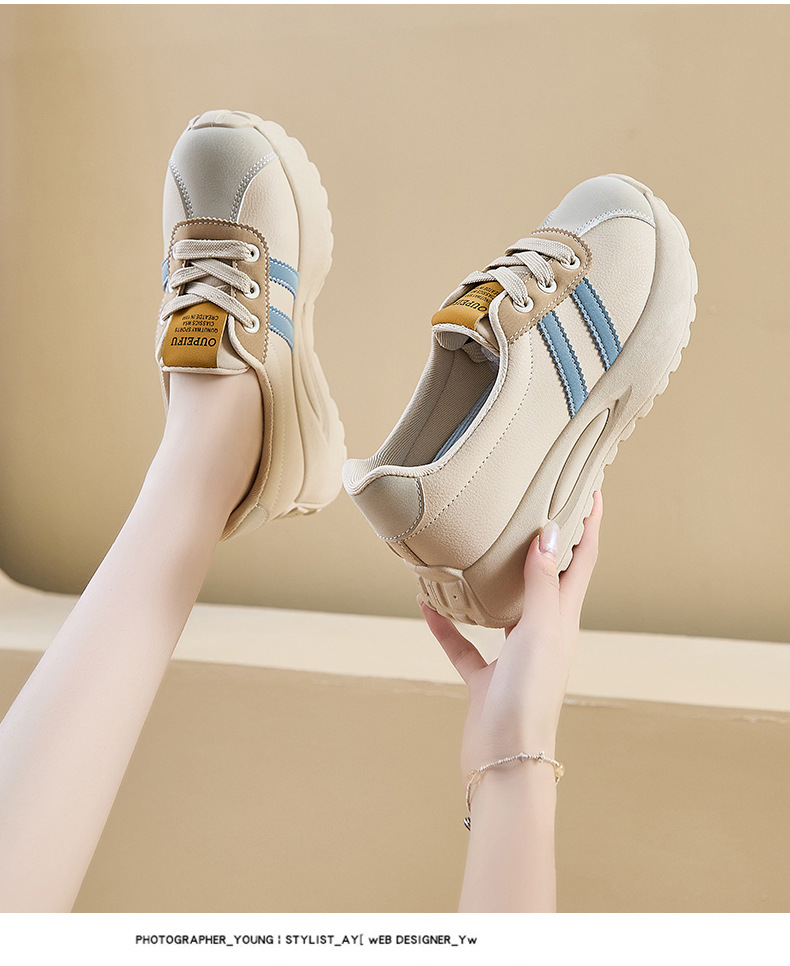 ins韩版阿甘鞋女潮2024秋季新款增高学生运动跑步休闲鞋街拍XFG27详情12