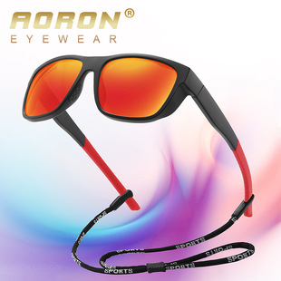 New one-piece large-frame outdoor sports sunglasses, cross-border polarized and colorful cycling sunglasses, trendy sunglasses 3086 pic 4