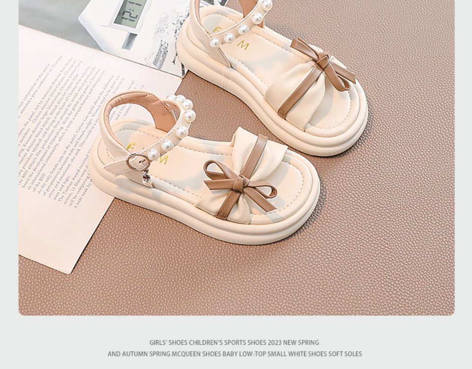 女童鞋子儿童公主凉鞋2024新款夏季夏款宝宝软底洋气沙滩大童凉鞋详情6