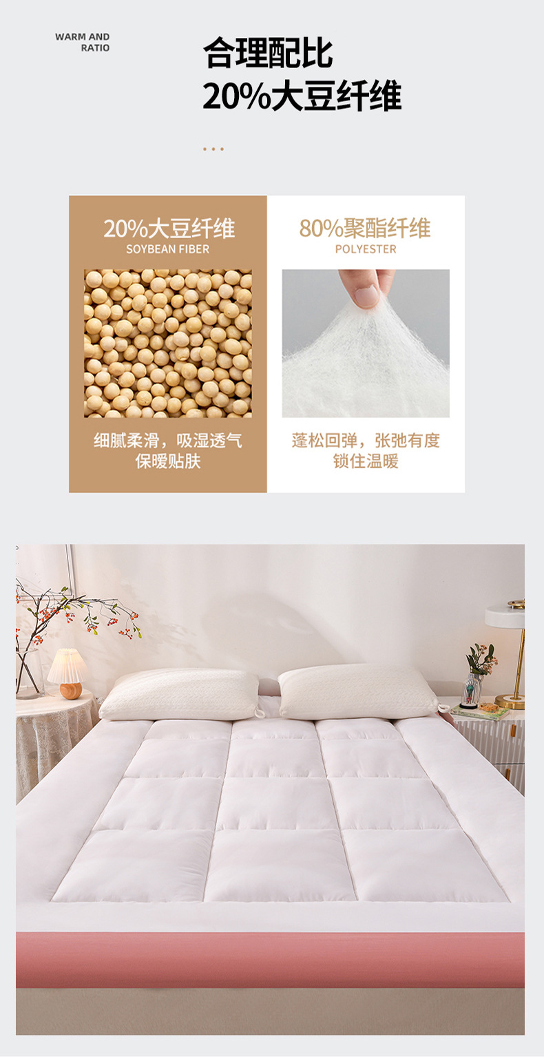 床垫软垫家用学生宿舍床褥子单人双人榻榻米加厚夏季垫被租房专用详情10