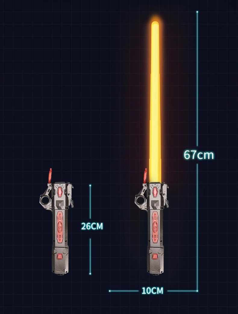 Cross-border Internet celebrity laser sword, genuine Star Wars luminous toy, extendable luminous flash toy for boys wholesale pic 12