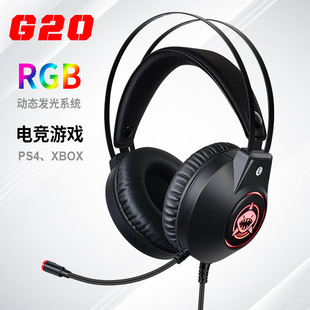 头戴式电竞游戏耳机有线电脑监听耳麦儿童学生英语学习安卓耳机详情1