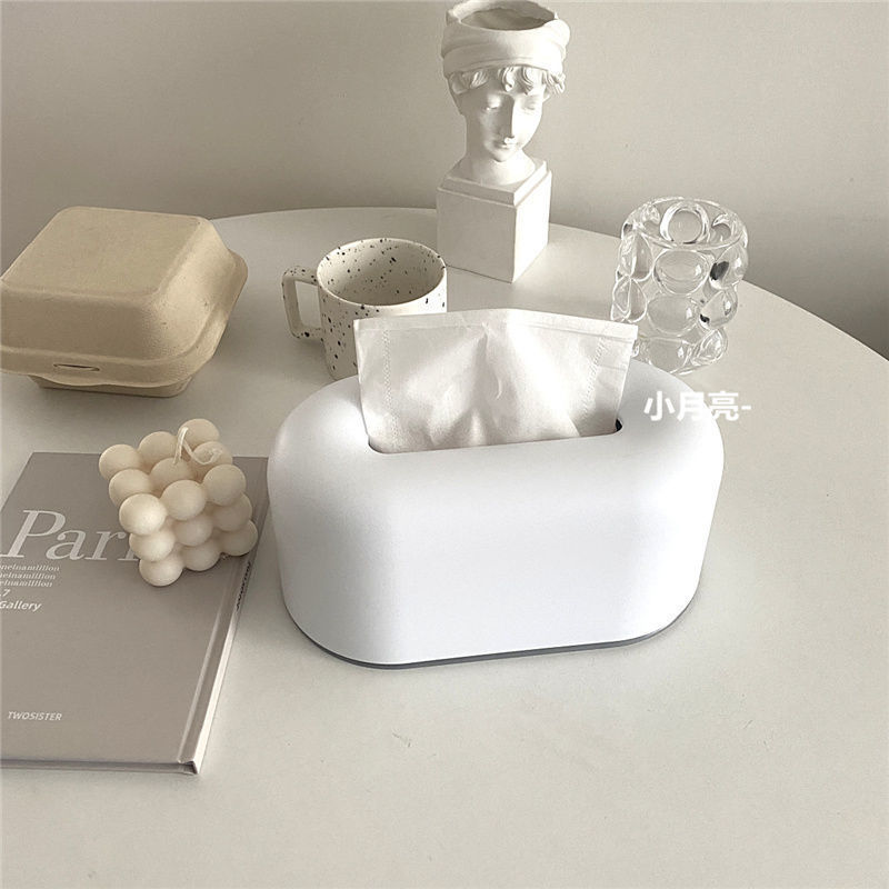 ins韩国风简约北欧风纸巾盒抽纸盒餐巾纸盒客厅卧室桌面收纳整理详情5