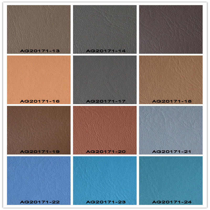 现货批发肤感麂皮绒底半PU亚光仿真革高档家装软硬包高档沙发革详情16