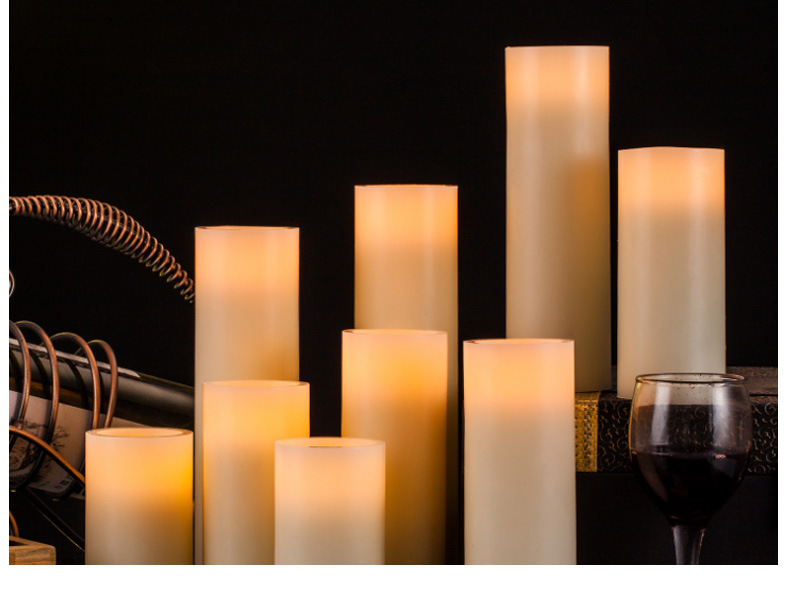 Paraffin LED electronic candles, battery candle lights, decorative candle lights, led candle lights, candlelight lights, night lights, tea candles pic 11