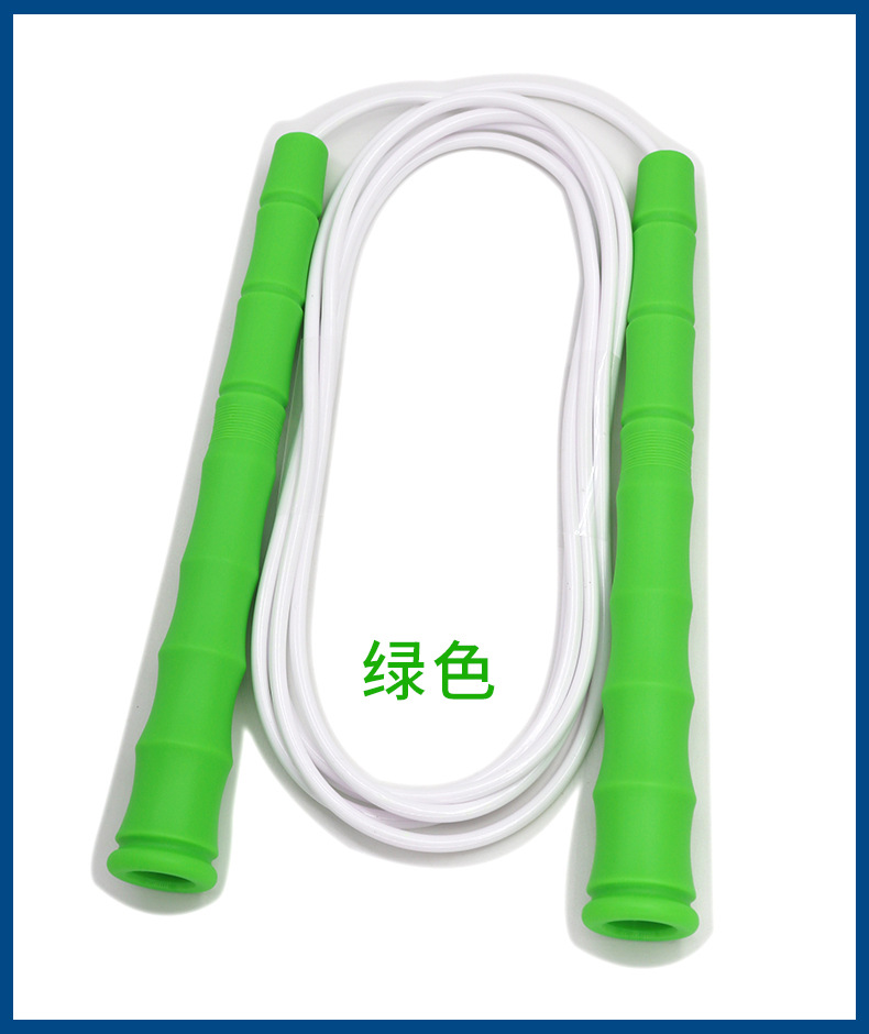 长竹节跳绳中考比赛 成人健身燃脂运动中小学生竞速TPU抗寒胶绳详情14