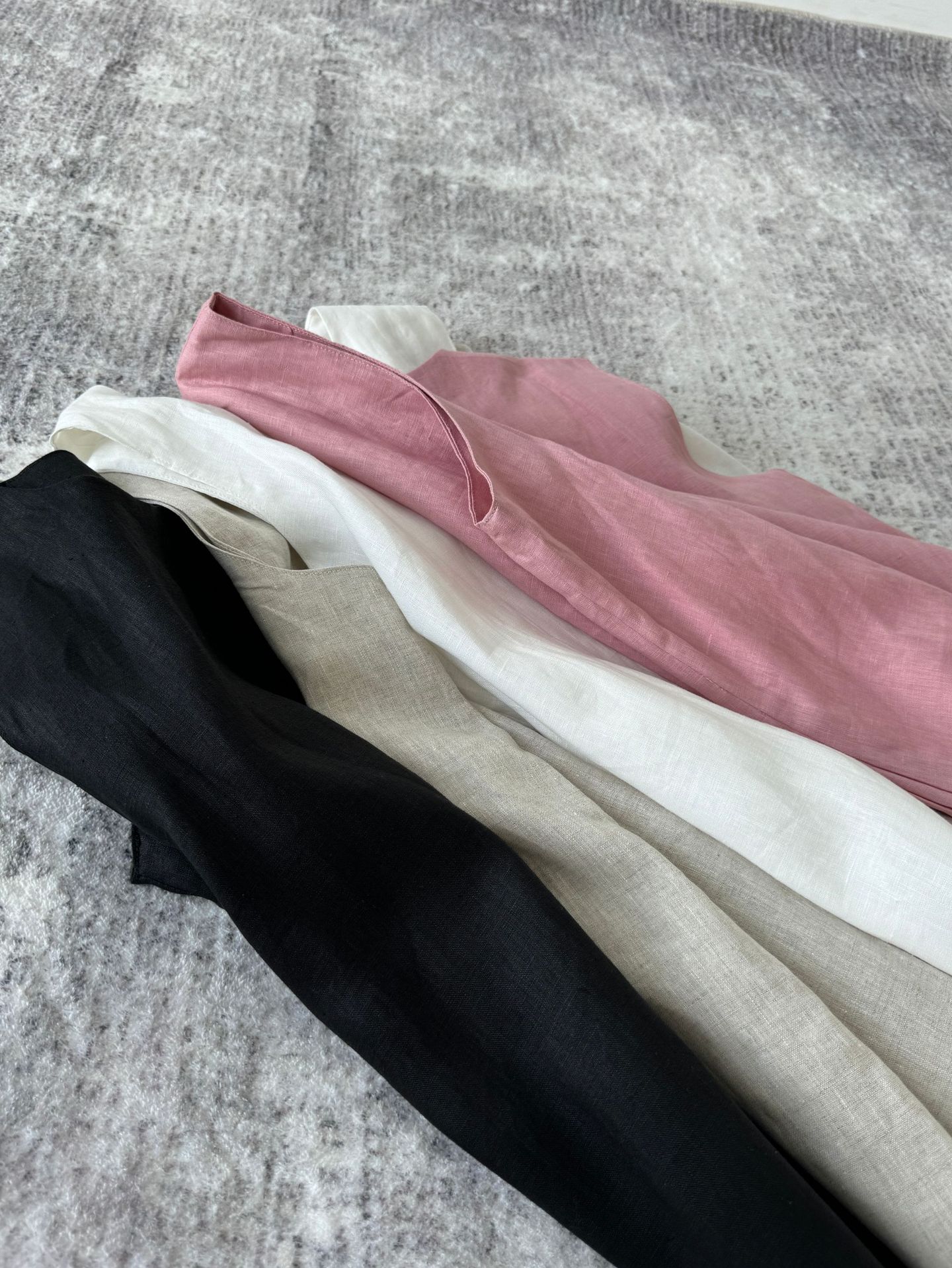 2024 Minimalist and elegant all-linen vest dress for women, summer sleeveless long dress for women pic 20