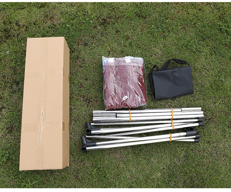 跨境专供 便携式羽毛球网架 可移动简易室内羽毛球柱 羽毛球网 其他分类适用 轻便易携打羽毛球必备详情12