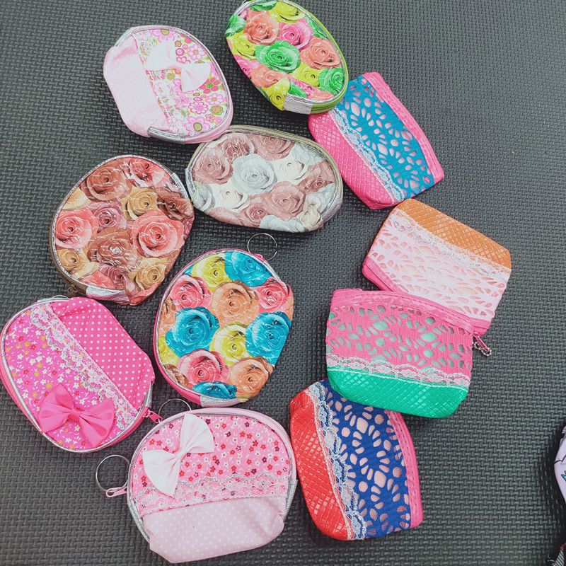 Wholesale key case, creative coin purse, cartoon fabric coin purse pic 11