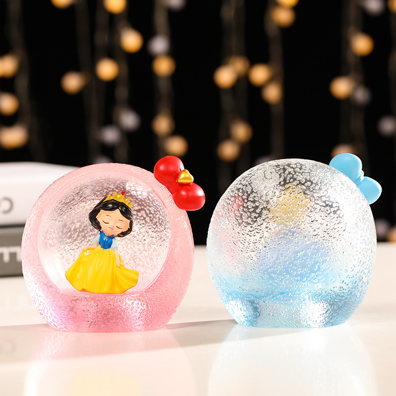 Wholesale of creative new gradient color Magic Princess star lights, girlish heart luminous night lights decorative gifts pic 3