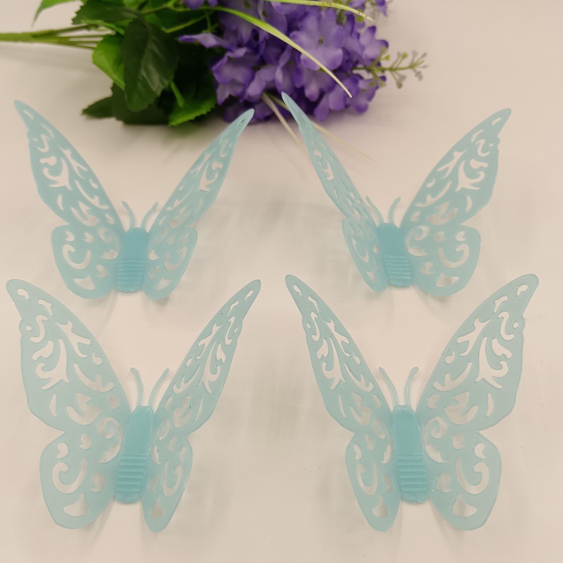 厂家直销3D立体镂空蝴蝶夜光蝴蝶炫彩蝴蝶渐变色蝴蝶详情22