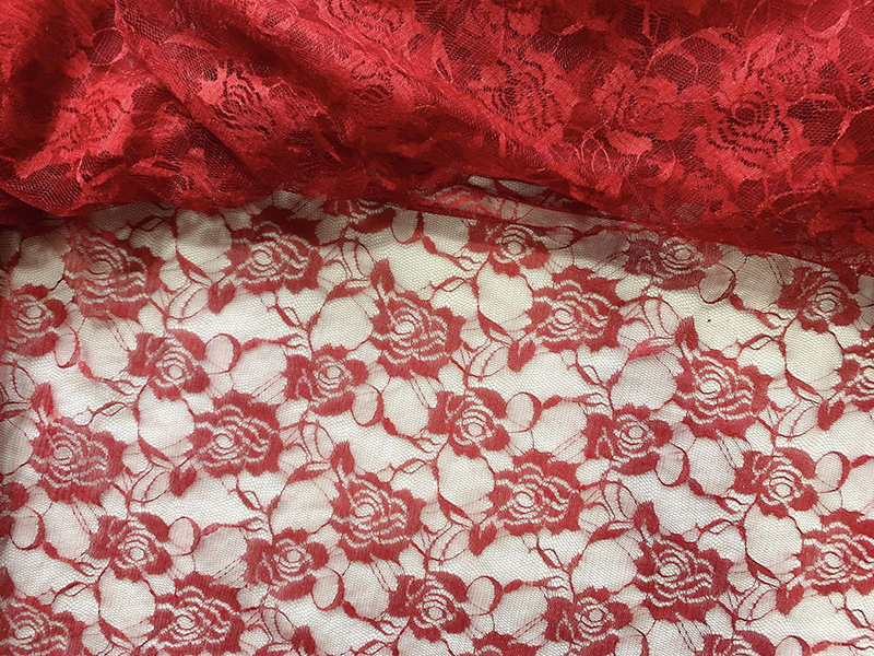 Wholesale and customization of home textile and clothing accessories, non-elastic rose fabric, skirts, wedding dresses, underwear, lace fabric pic 15