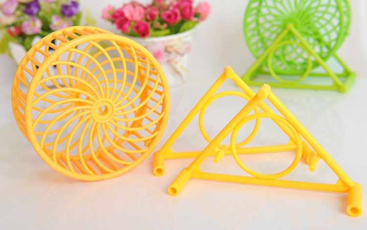 仓鼠用品 仓鼠跑轮塑料 大号滚轮仓鼠转轮支架宠物玩具厂家批发详情6