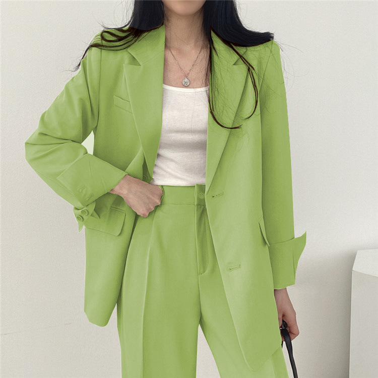 卡其色西装外套女2023新款春秋季韩版小西服套装女士休闲气质上衣详情47