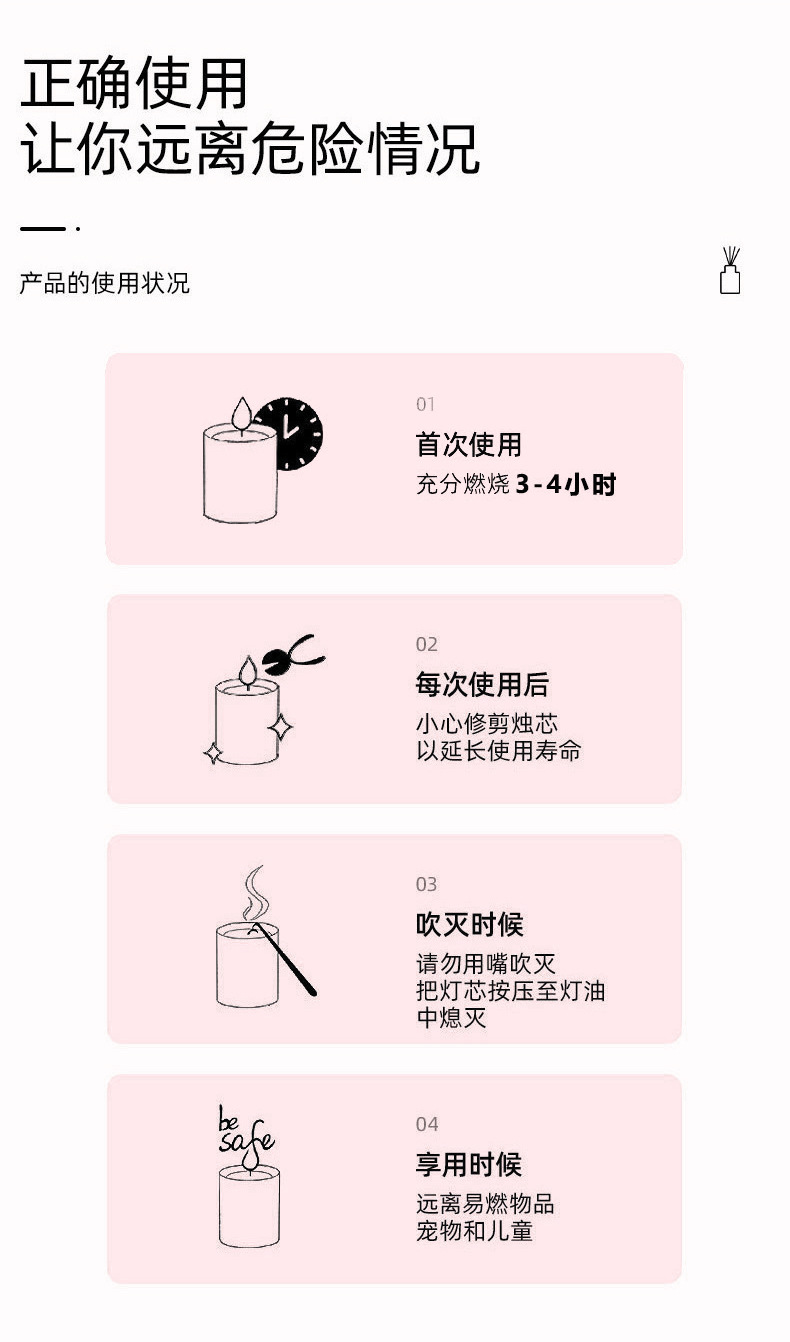 跨境货源植物水晶石干花蜡烛生日浪漫卧室伴手礼物大豆蜡香薰蜡烛详情18