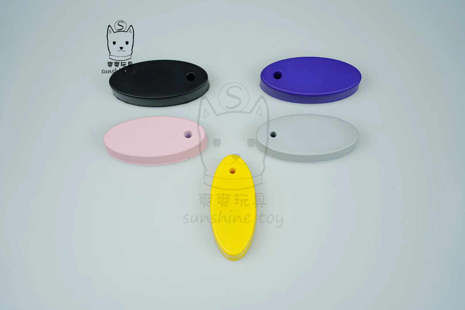 Factory direct sales of color PU foam float keychains with printed logos, water oval-shaped sponge float pendants pic 7