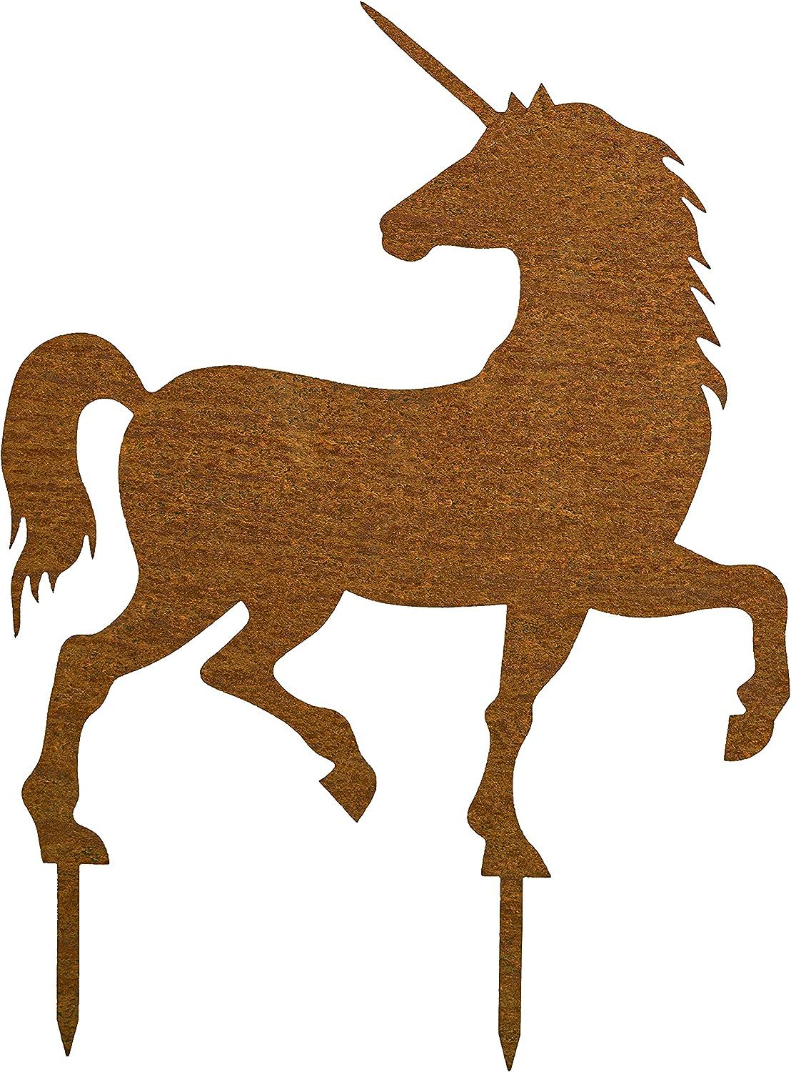 跨境新款创意生锈动物剪影立体庭院地插装饰花园摆件户外插件雕塑详情16