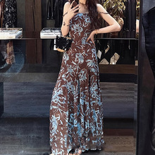 In-stock [Drunken Qiongfang] New Chinese-style gilded horse Face dress for Autumn and Winter, retro high-waisted half-body style pic 2