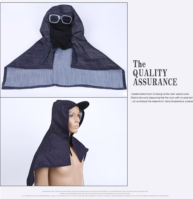Wholesale of lace-up sun hats, head protectors, construction site labor protection, drawstring head protectors, and denim shawl hats from the manufacturer pic 11