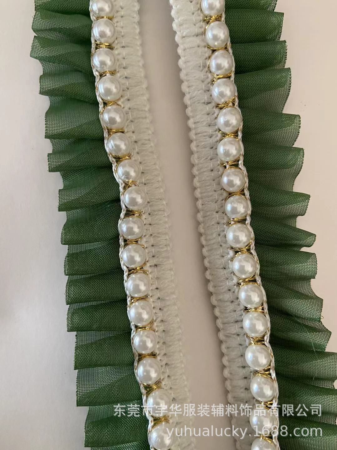 Wholesale of hot-selling lace, pearl lace, chiffon, pleated chanel-style lace accessories and decorative webbing pic 44